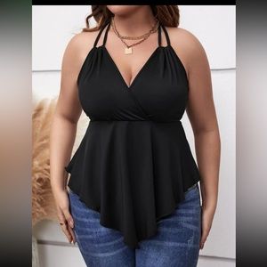 Black Halter Top